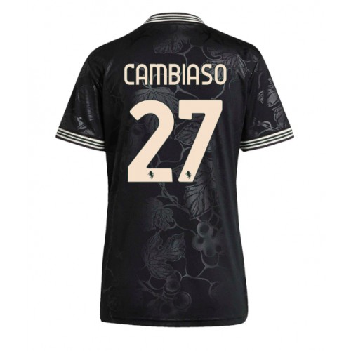 Ženski Nogometni dresi Juventus Andrea Cambiaso #27 Tretji 2025-26 Kratek Rokav